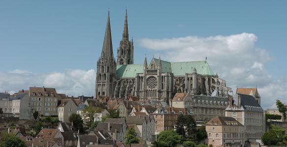 katedrála v Chartres