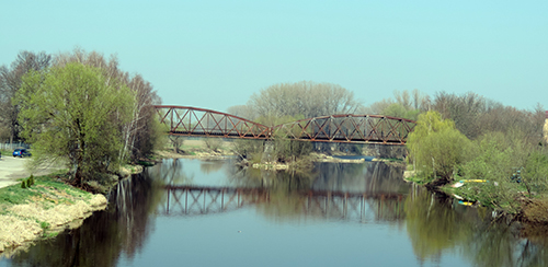 Boršovský železniční most, trať 194
