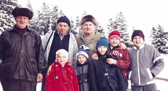 Jozef Jurášek s rodinou