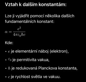 Konstanta alfa a další