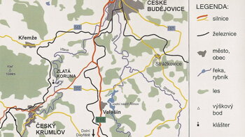 Mapka Zlaté Koruny
