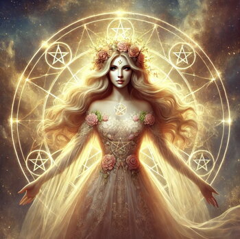 Venuše a pentagram