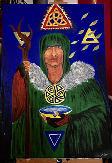 Druid, alchymista, živly