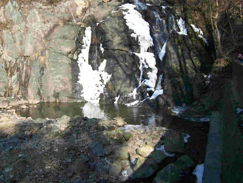 Táborský vodopád na Tismenském potoce
