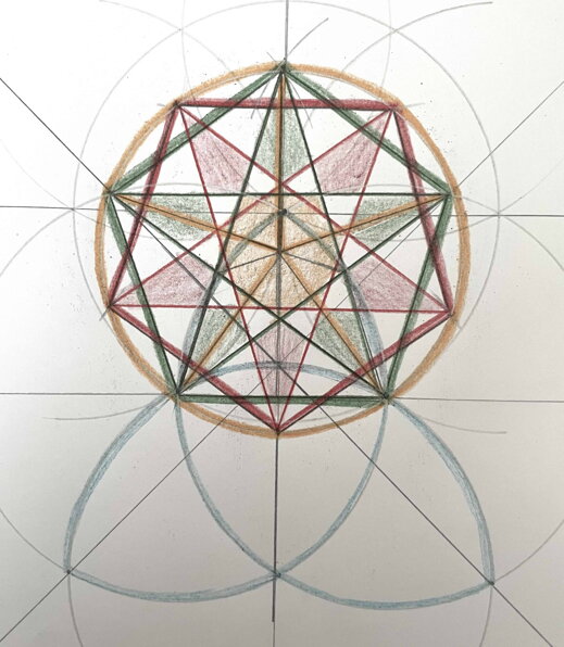 Zelená hora v pentagramu