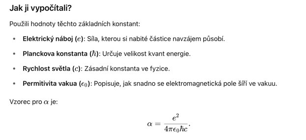 ke konstantě Alfa