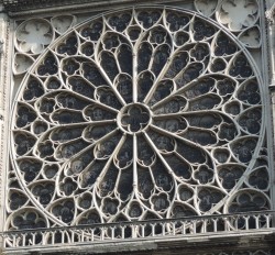 Rozeta - Notre Dame v Paříži