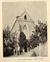 Průčelí chrámu na fotografii z roku 1907