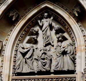 Tympanon - katedrála sv. Víta, Praha