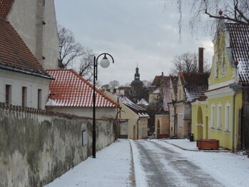 Bechyně v zimě