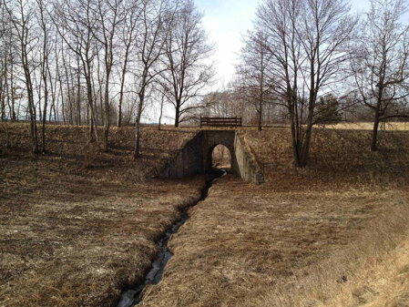 Holkov - mostek koněspřežné dráhy