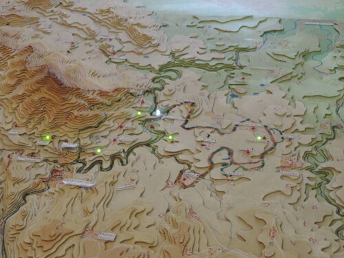 Model mapy klášterství - interaktivní