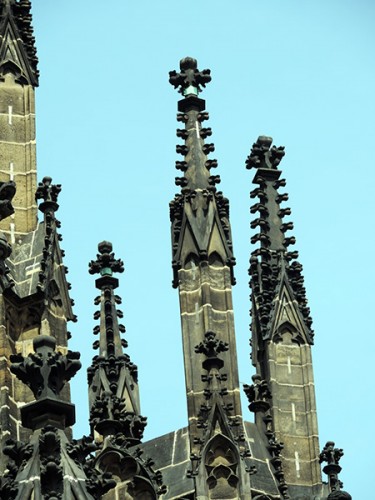 Kraby na věžičkách, chrám sv. Víta, Praha