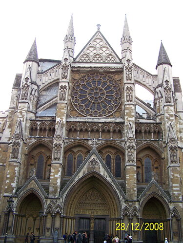 Katedrála Sv. Petra, Westminsterské opatství, Londýn - vstup od severu