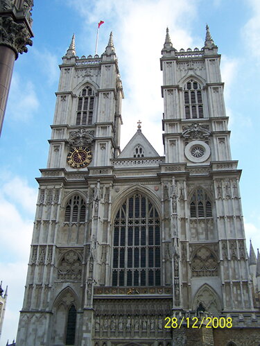 Katedrála Sv. Petra, Westminsterské opatsví, Londýn - vstup ze západu