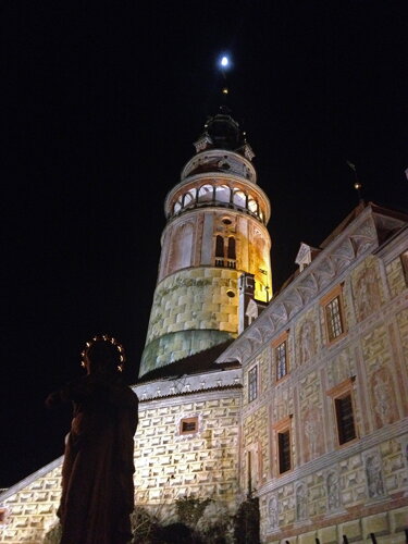 Český Krumlov - osvětlený