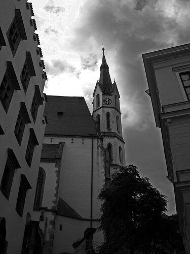 Český Krumlov - kostel sv. Víta