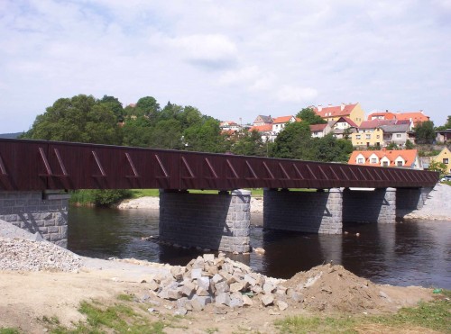 Nový most ve Zlaté Koruně.